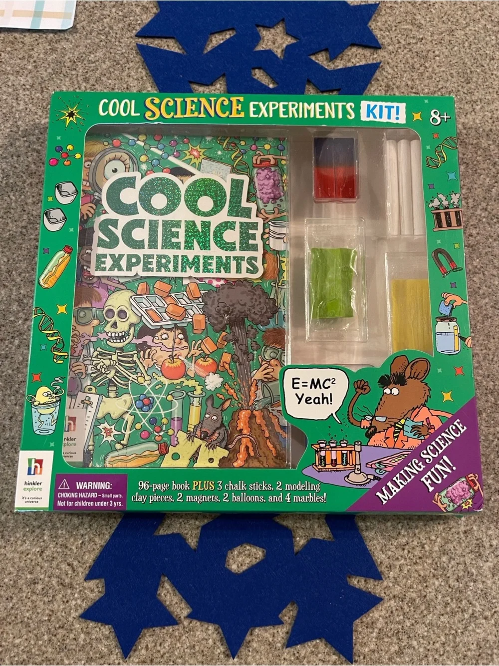 Cool Science Experiments Kit by Hinkler